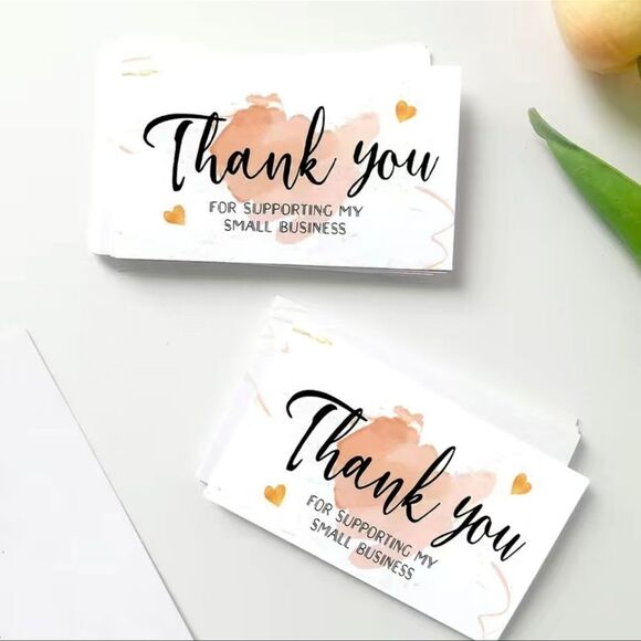 50pcs Thank You Cards Small Business 2.1 X 3.5” Thank You For Your Order Cards - Picture 5 of 5